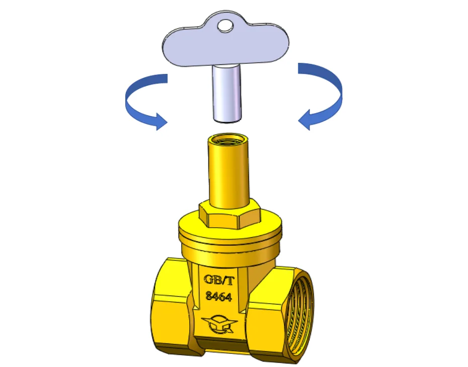Triangle Lockable Gate Valve