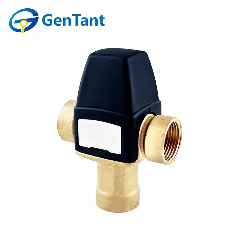 วาล์วผสมอุณหภูมิพร้อมช่องจ่ายน้ำด้านล่าง